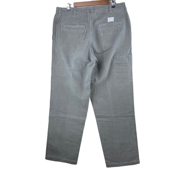 Columbia Men Gray Canvas Authentic Outdoor Active Utility Work Pants 36 X 32 - Picture 2 of 7